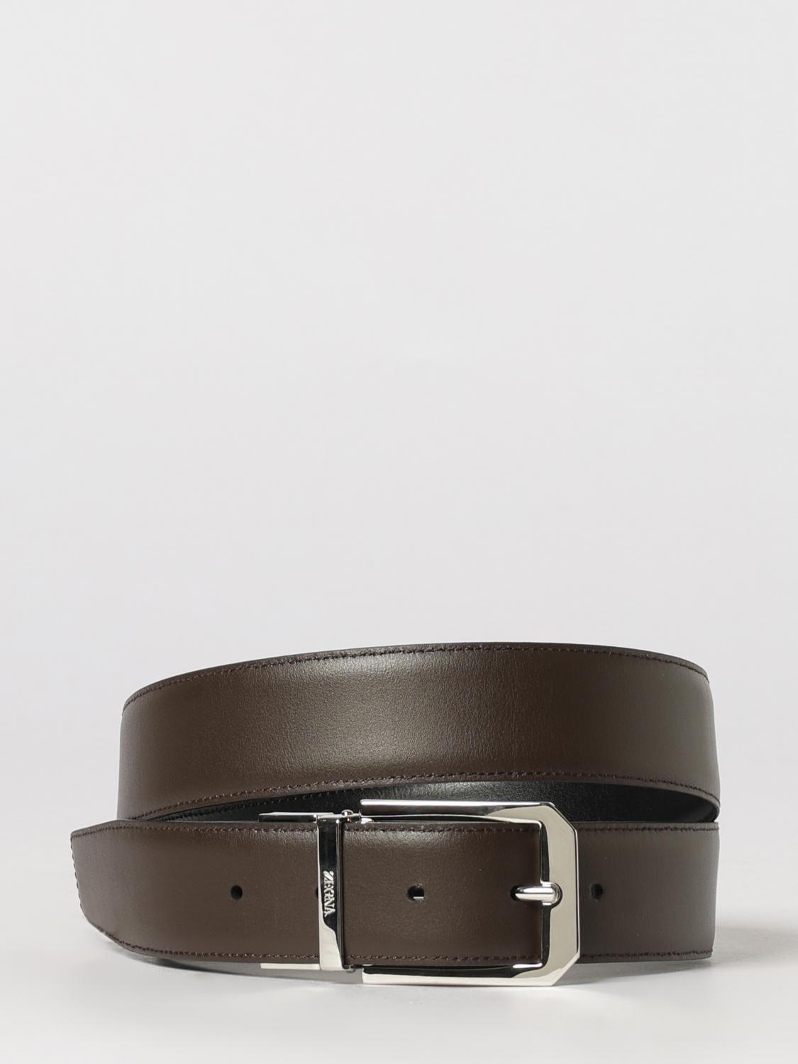Zegna Belt Men Black