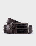 Dark Brown Rayon Belt