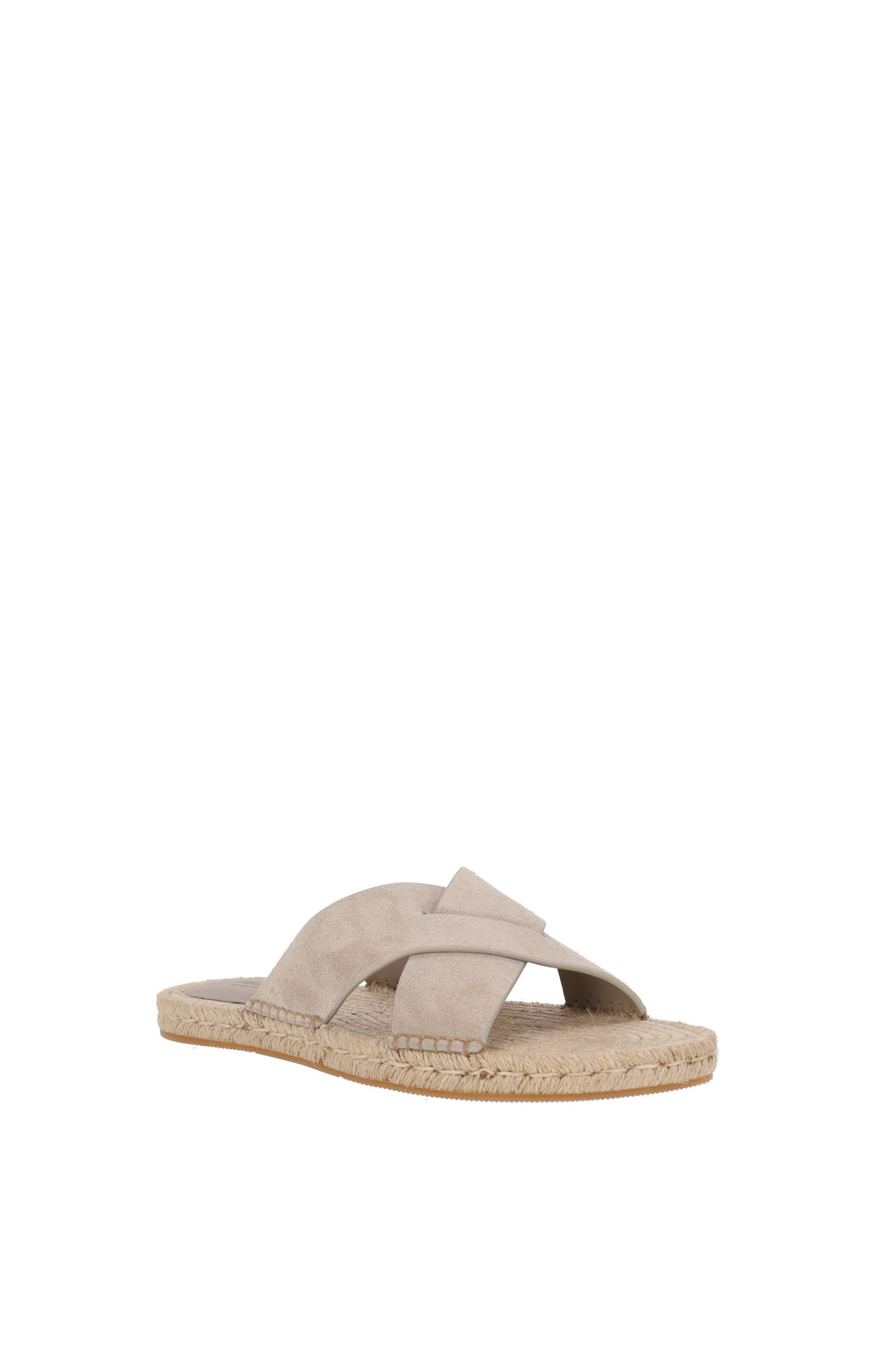 Sandalo in pelle scamosciata