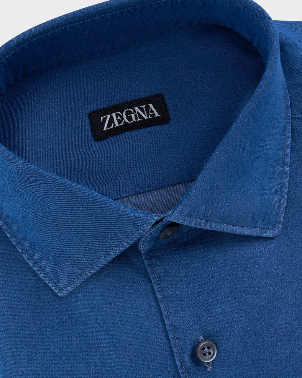 Blue Denim Pure Cotton Shirt