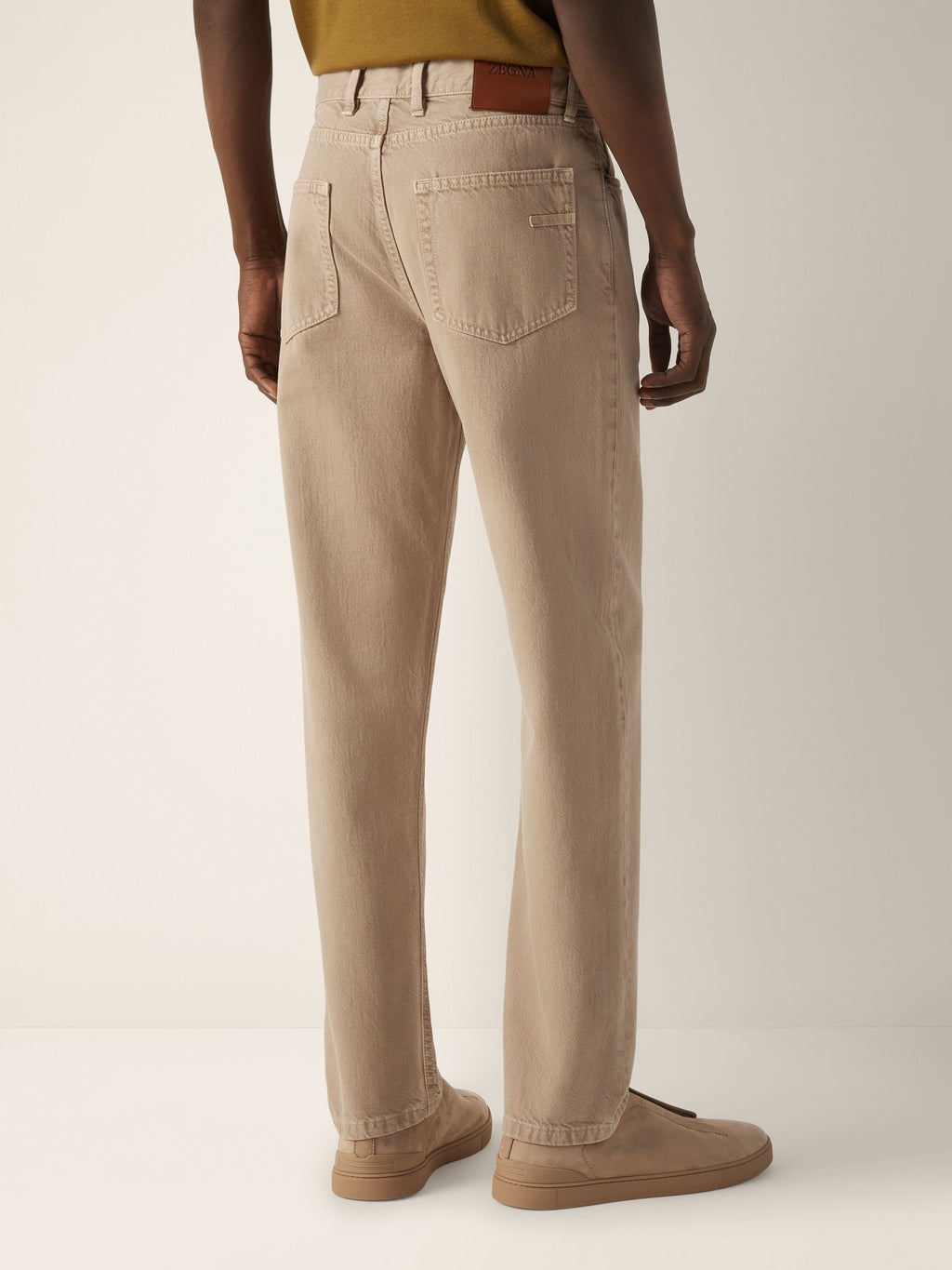 Beige Cotton Roccia Pants