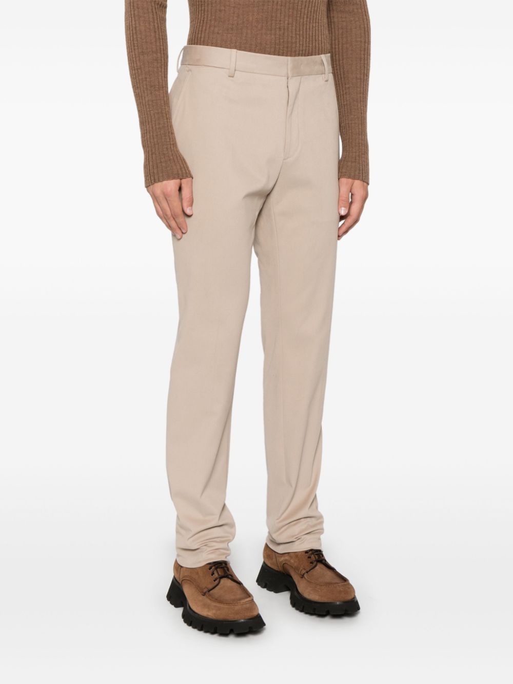 Zegna Winter Chino Pants Beige Men