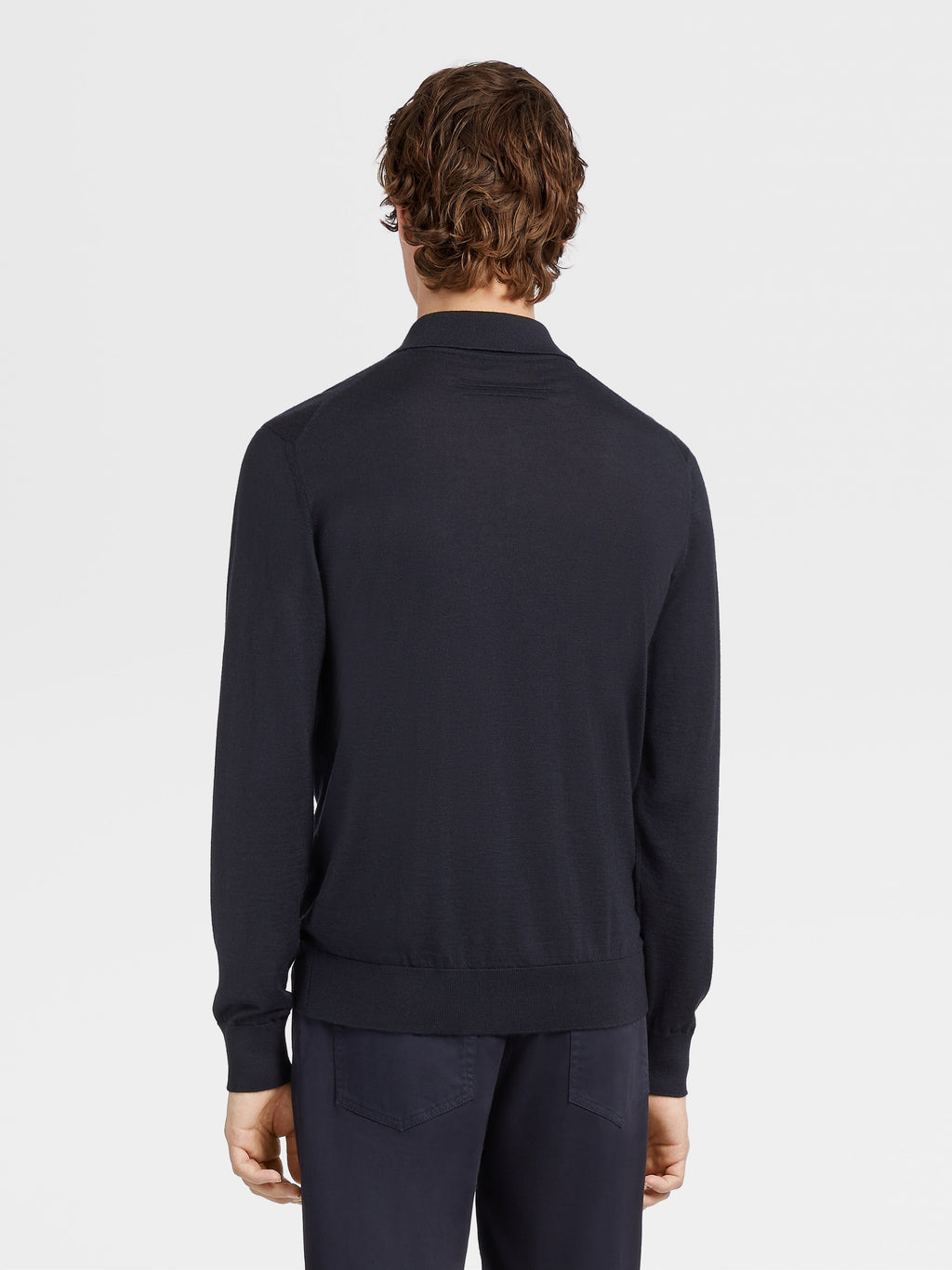 Zegna Polo in Navy Blue