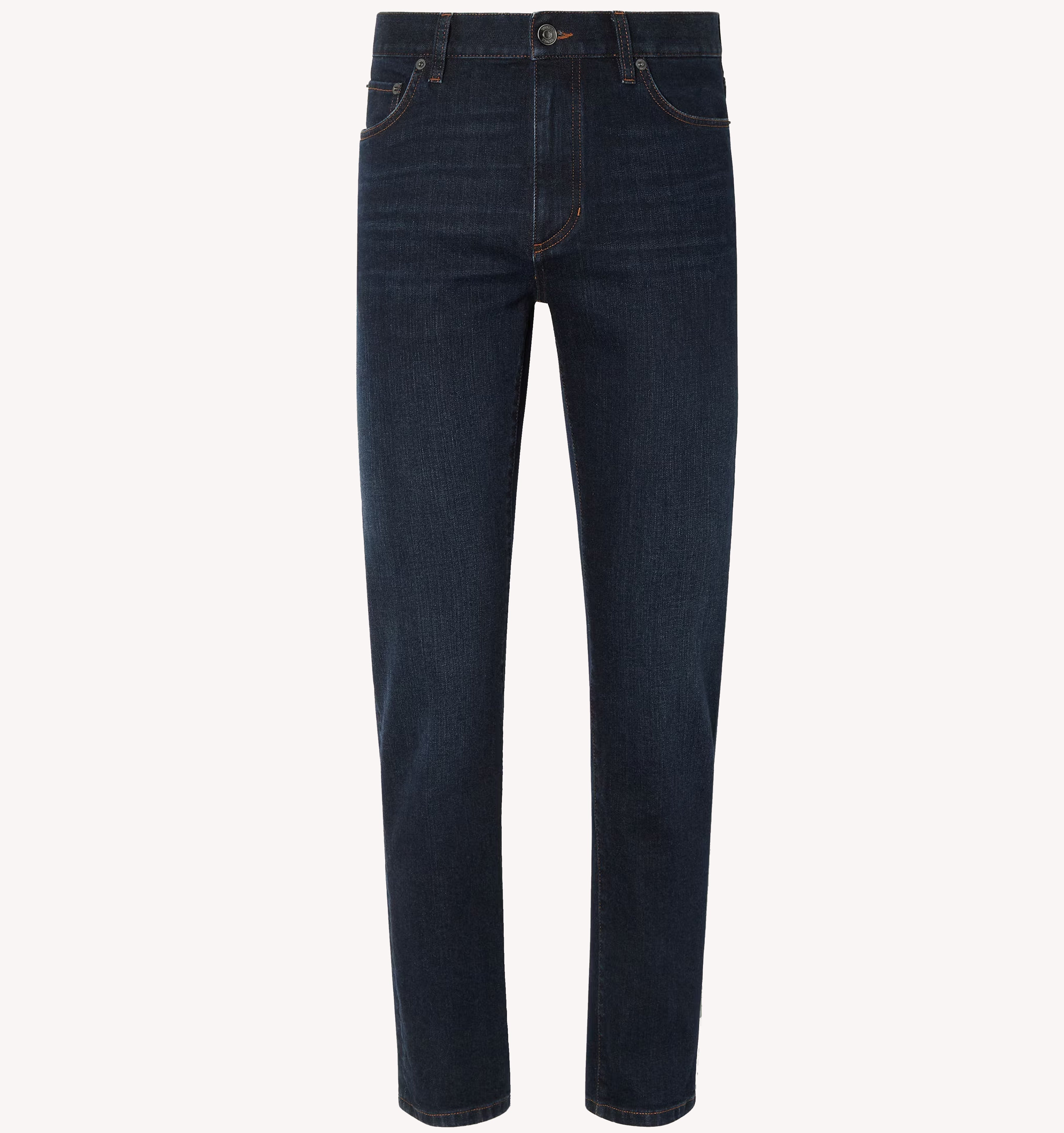 Zegna City 5-Pocket Jean in Dark Denim