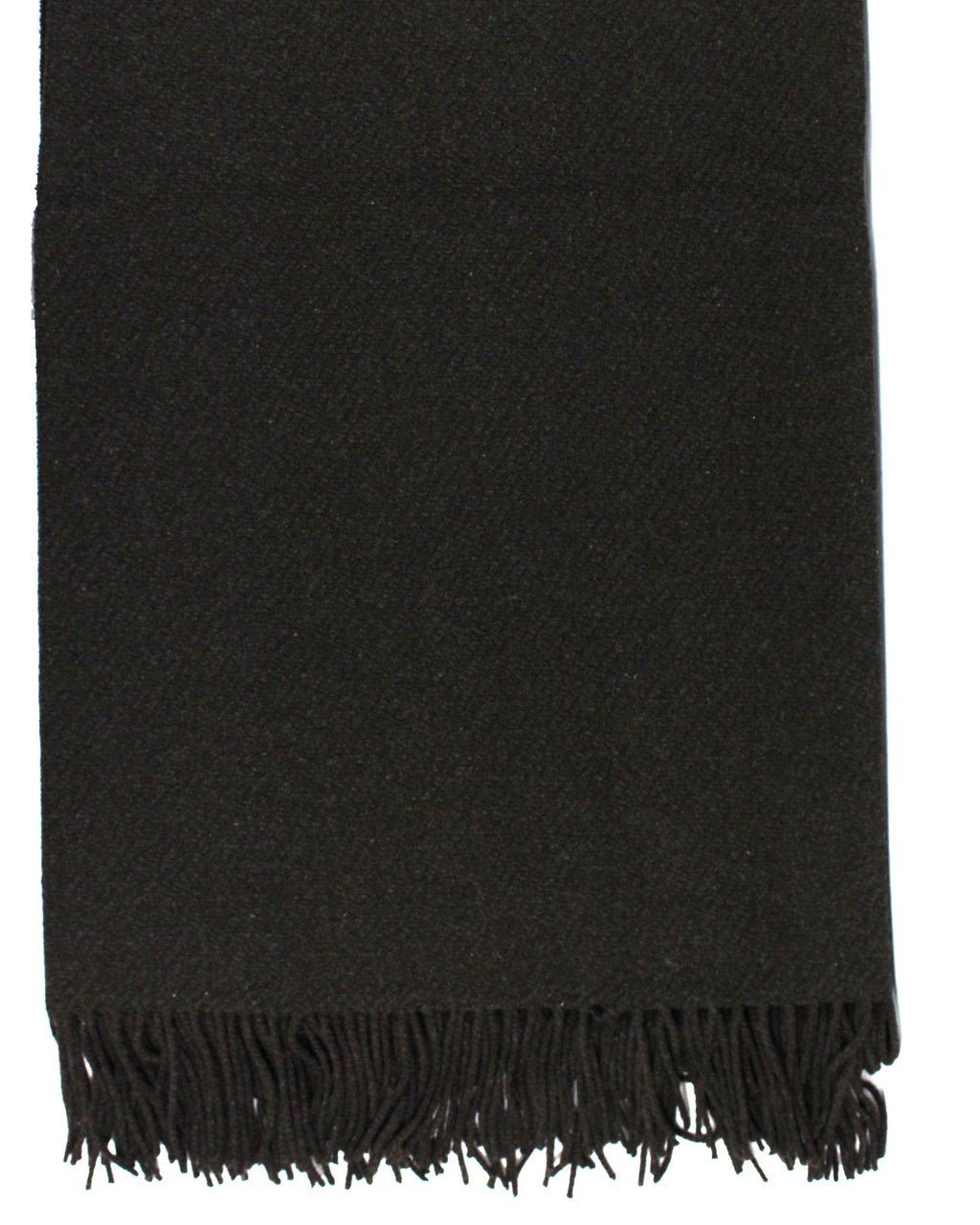 Ermenegildo Zegna Throw Blanket Dark Brown - Wool Cashmere Silk SALE