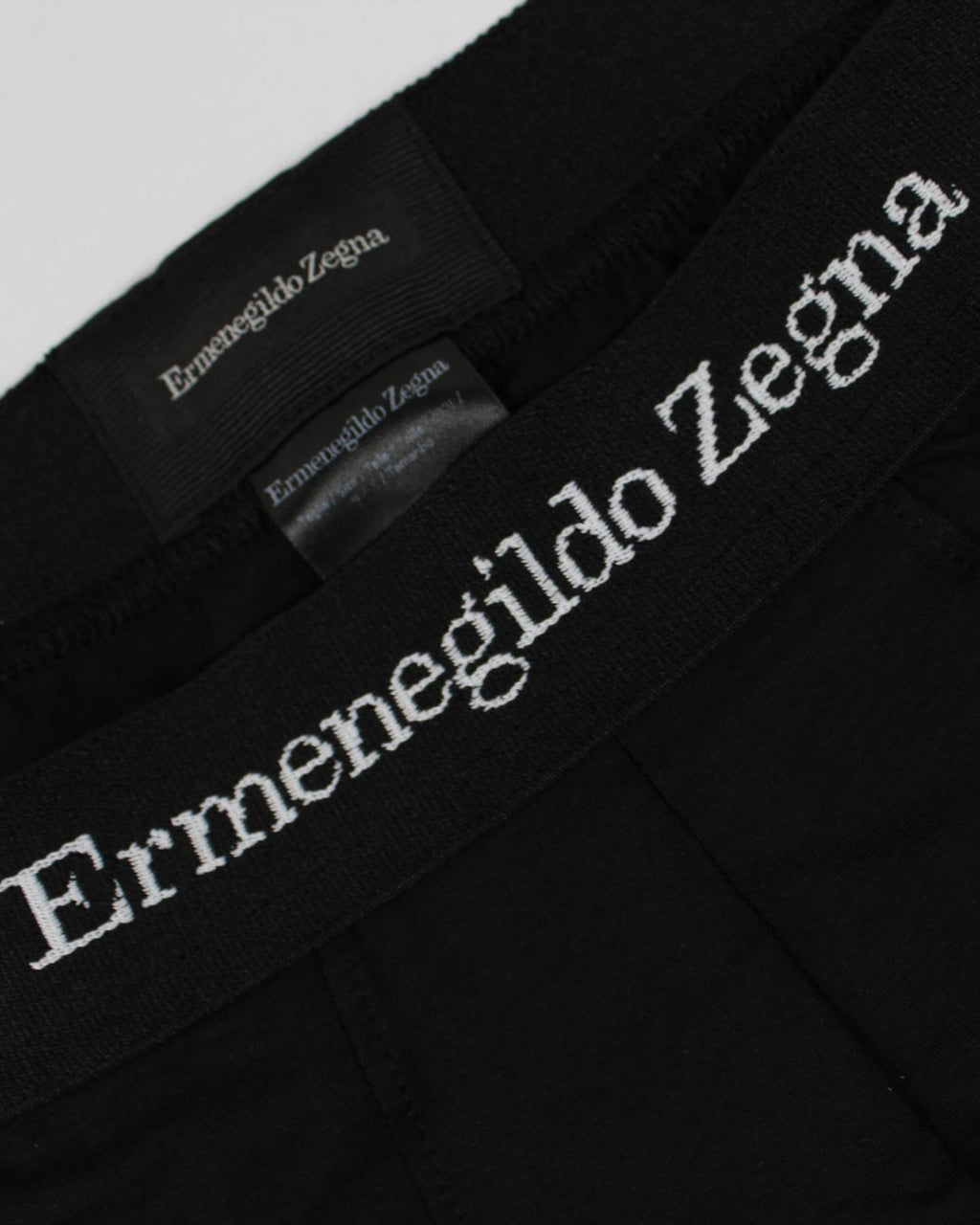 Ermenegildo Zegna Boxer Brief Black Men Underwear Stretch Cotton XXXL