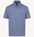 Zegna Piqué Polo in Periwinkle